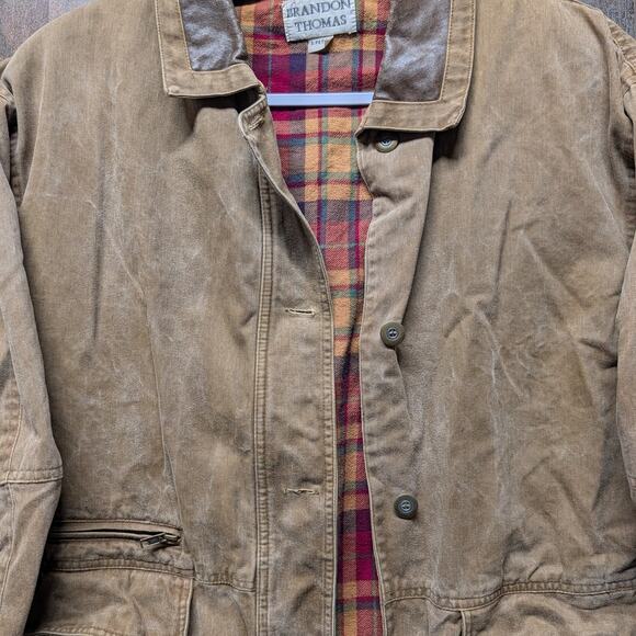 Vintage Brandon Thomas Women's  Flannel Lined Chore Coat - Picture 3 of 7